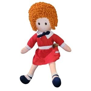 VINTAGE 1977 Knickerbocker Toys Raggedy Anne Doll Red Dress w pet Sandy MINT!